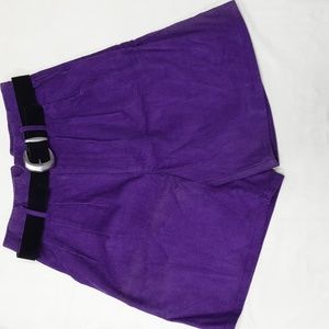 Vintage Kikomo Lifestyles High Waisted Corduroy Shorts Woman's 11/12